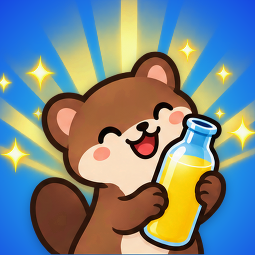 Otterly Sorted app icon: a happy otter hugging a bottle